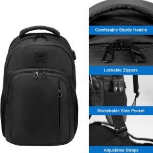 Black Laptop Backpack - Image 4