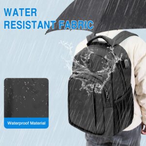 Black Laptop Backpack - Image 7