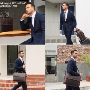 Men's Leather Briefcase - Image 2