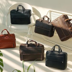 Men's Leather Briefcase - Image 3