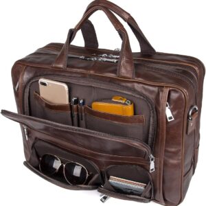 Men's Leather Duffel Bag - Image 10