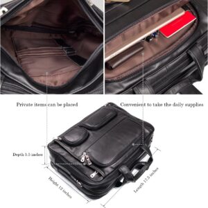 Men's Leather Duffel Bag - Image 4
