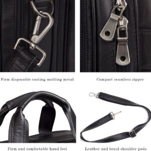 Men's Leather Duffel Bag - Image 5