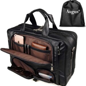 Men's Leather Duffel Bag - Image 7