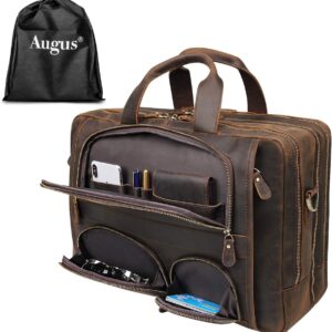 Men's Leather Duffel Bag - Image 8